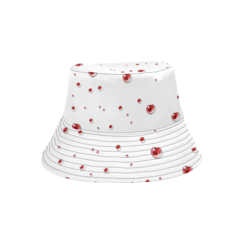 Valentine Heart All Over Print Bucket Hat