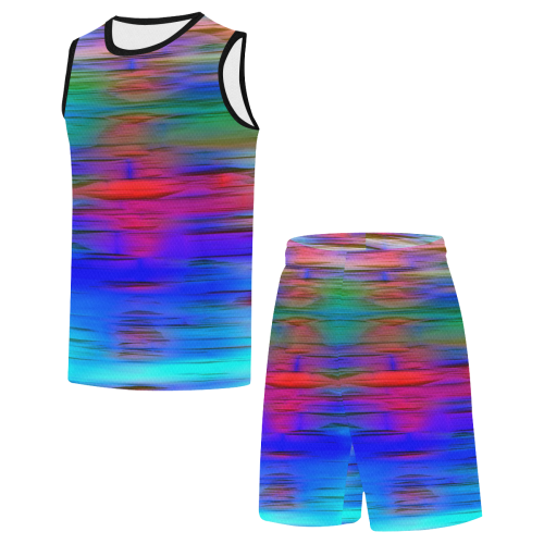 noisy gradient 1 by JamColors All Over Print Basketball Uniform
