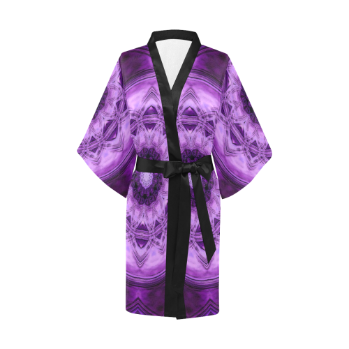 MANDALA PURPLE POWER Kimono Robe
