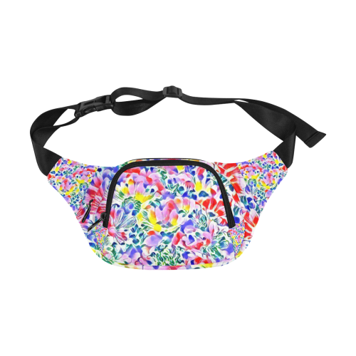 Floral Summer Greetings 1A by JamColors Fanny Pack/Small (Model 1677)
