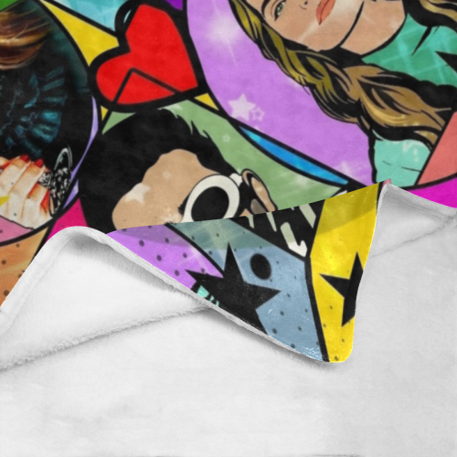 Schitt's Pop Art by Nico Bielow Ultra-Soft Micro Fleece Blanket 70''x80''