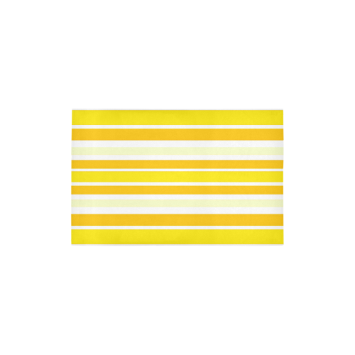Sunshine Yellow Stripes Area Rug 2'7"x 1'8‘’