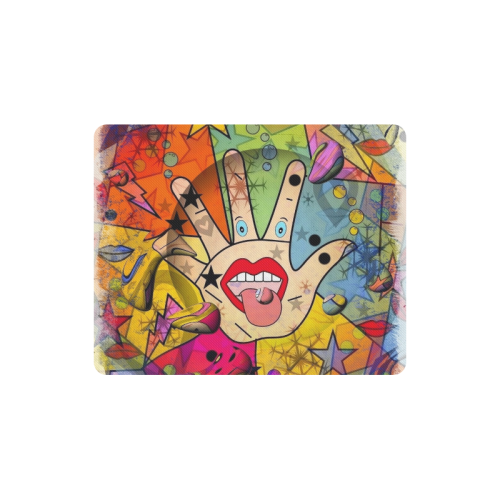 Talk to by Nico Bielow Rectangle Mousepad