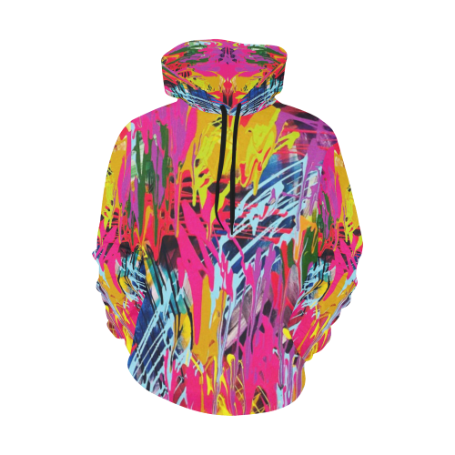 Wondering All Over Print Hoodie for Women (USA Size) (Model H13)