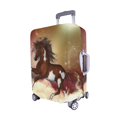 Wonderful wild horse in the sky Luggage Cover/Medium 22"-25"