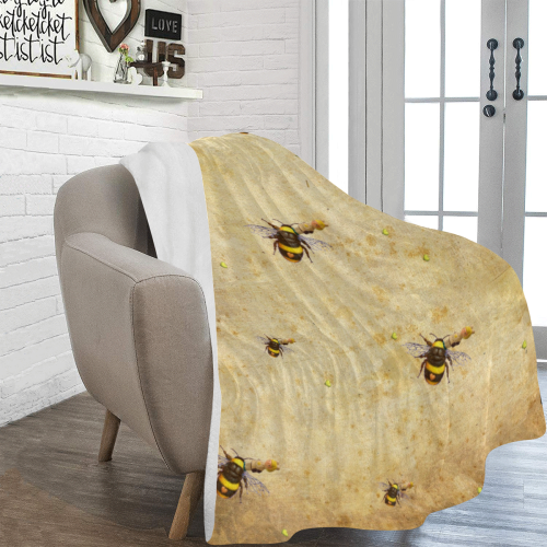Daisy's Bees Ultra-Soft Micro Fleece Blanket 60"x80"