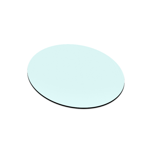color light cyan Round Mousepad