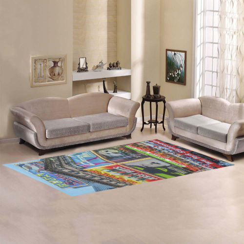 Times Square II (vertical) Area Rug 9'6''x3'3''