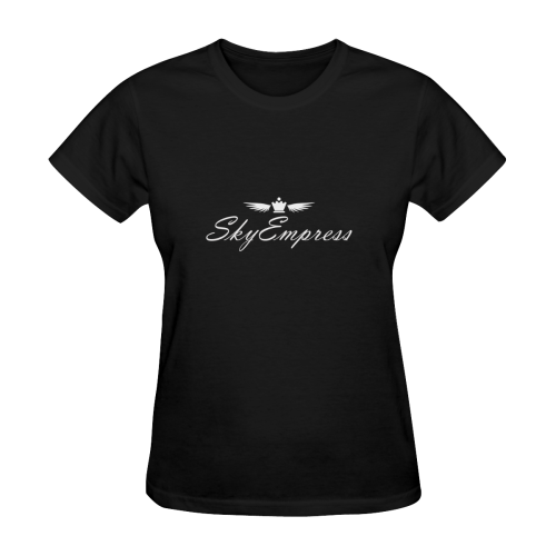 basic T-shirt Black Women's T-Shirt in USA Size (Two Sides Printing)