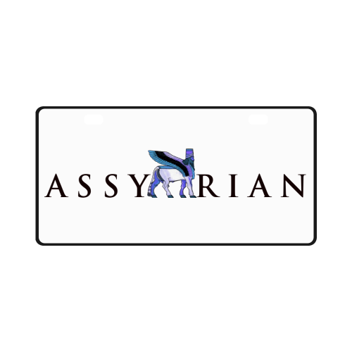 Assyrian Lamassu License Plate
