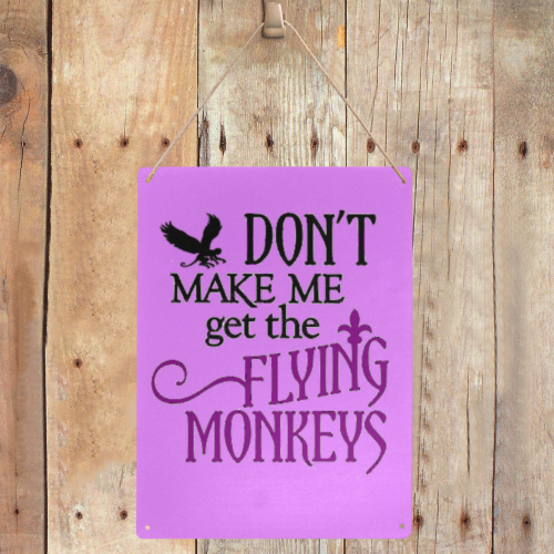 Flying Monkeys Metal Tin Sign 12"x16"