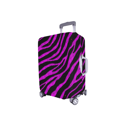 Ripped SpaceTime Stripes - Pink Luggage Cover/Small 18"-21"