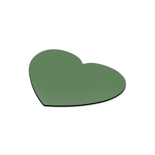 color artichoke green Heart-shaped Mousepad
