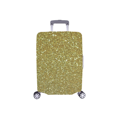"gold glitter" Luggage Cover/Small 18"-21"