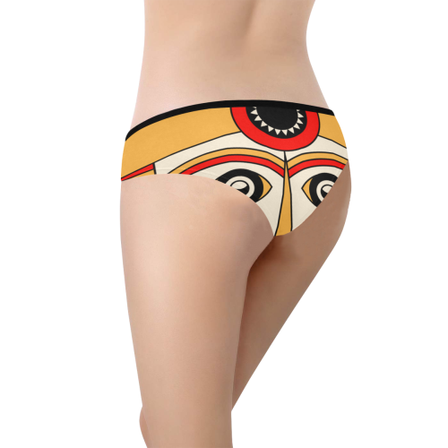 Aztec Religion Tribal Women's Hipster Panties (Model L33)