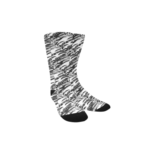 Alien Troops - Black & White Kids' Custom Socks