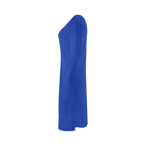 color Egyptian blue Bateau A-Line Skirt (D21)