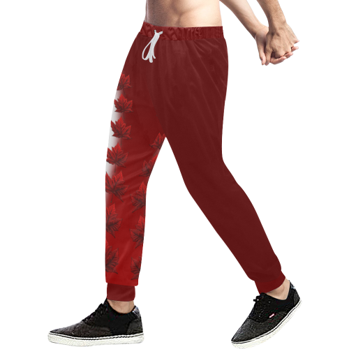 Canada Sweatpants Men's Canada Pants Men's All Over Print Sweatpants (Model L11)