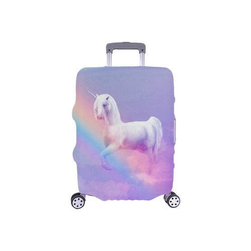 Unicorn and Rainbow Luggage Cover/Small 18"-21"