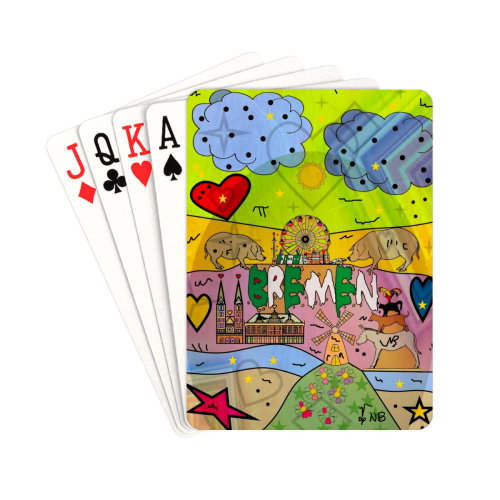 Bremen by Nico Bielow Playing Cards 2.5"x3.5"