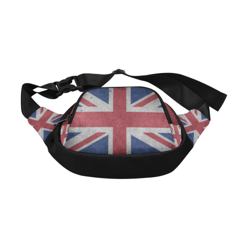 United Kingdom Union Jack Flag - Grunge 1 Fanny Pack/Small (Model 1677)