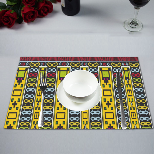 Shapes rows Placemat 12’’ x 18’’ (Set of 4)