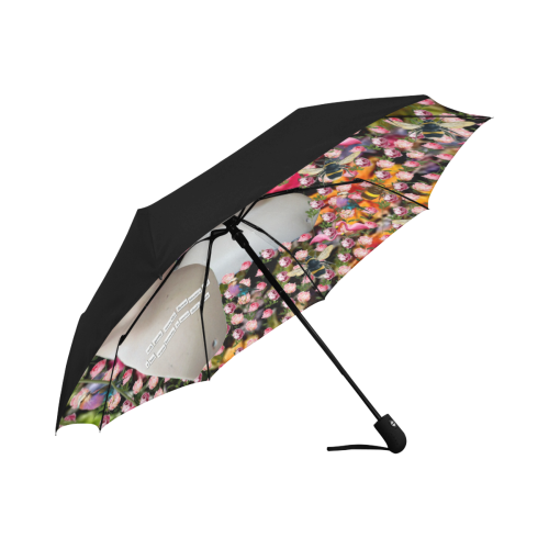 Two Flower Dolls Anti-UV Auto-Foldable Umbrella (Underside Printing) (U06)