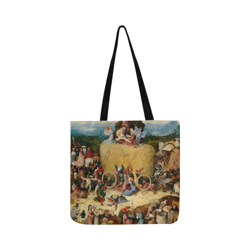 Hieronymus Bosch-The Haywain Triptych 2 Reusable Shopping Bag Model 1660 (Two sides)