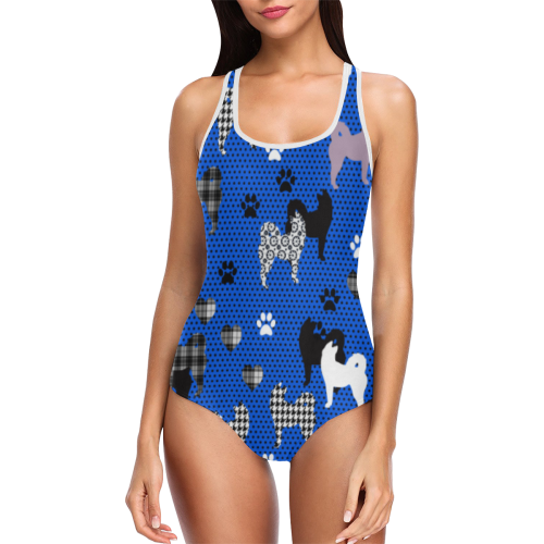 Husky Vest One Piece Swimsuit (Model S04)