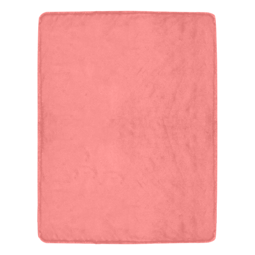 color light red Ultra-Soft Micro Fleece Blanket 54''x70''