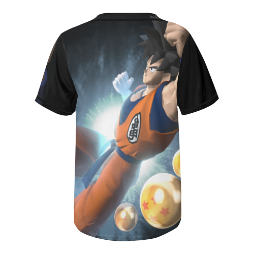 Power Ki Goku All Over Print Baseball Jersey for Men (Model T50)