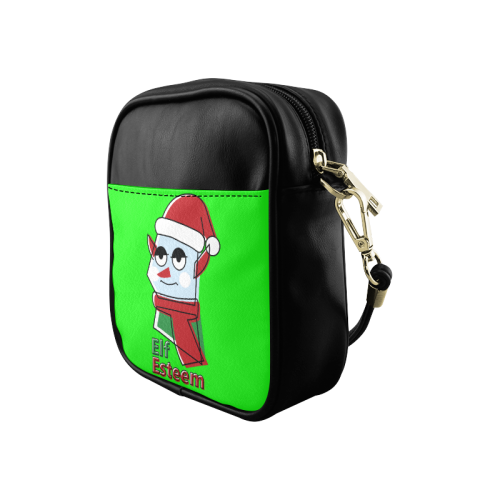 Elf Esteem CHRISTMAS GREEN Sling Bag (Model 1627)