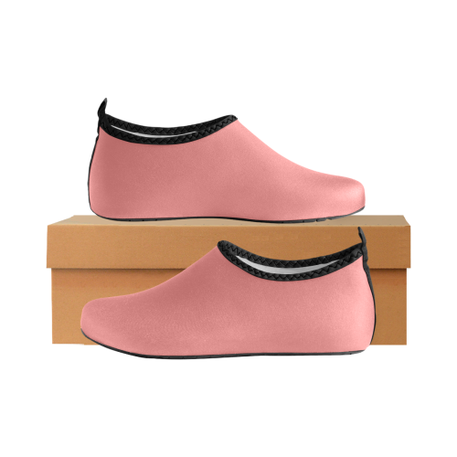 color light coral Kids' Slip-On Water Shoes (Model 056)