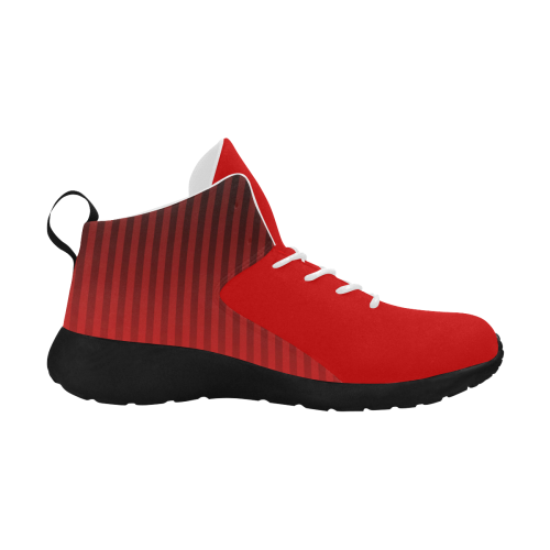 Vertical Red Stripes Men's Chukka Training Shoes (Model 57502)