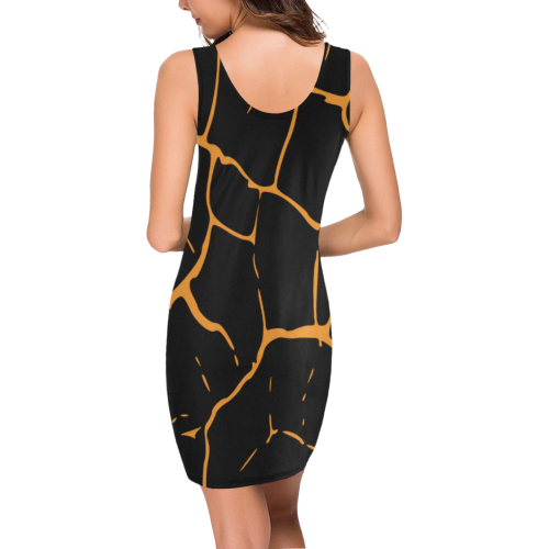 Medea Dress Animal Print Medea Vest Dress (Model D06)