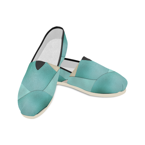 sun space #modern #art Unisex Casual Shoes (Model 004)