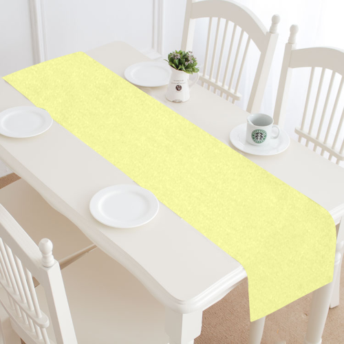 color canary yellow Table Runner 16x72 inch