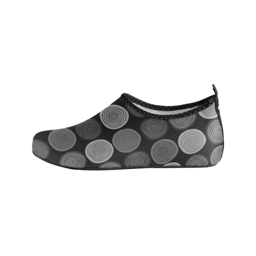 Scandinavian Circle Dots Mandala Pattern 3 Women's Slip-On Water Shoes (Model 056)