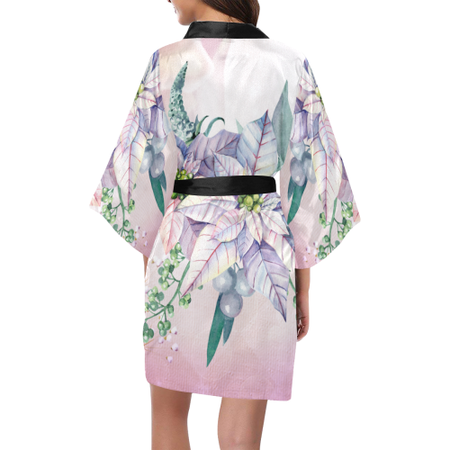 Wonderful flowers, watercolor Kimono Robe