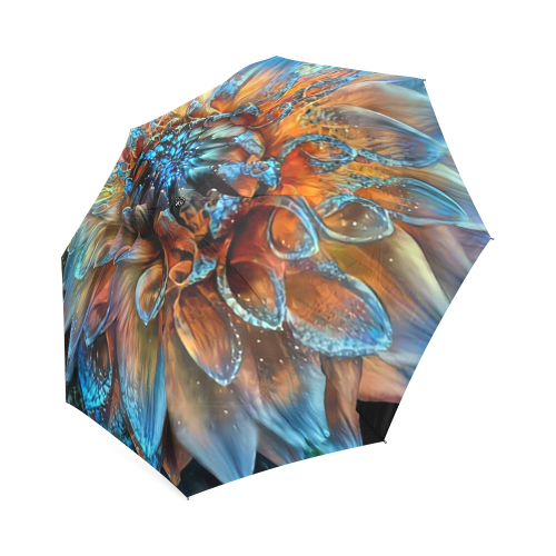 glowing chrysanthumun umbrella Foldable Umbrella (Model U01)