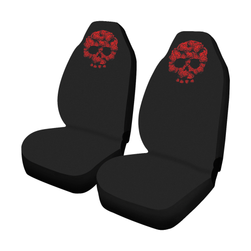 Rose Skull Car Seat Covers (Set of 2)