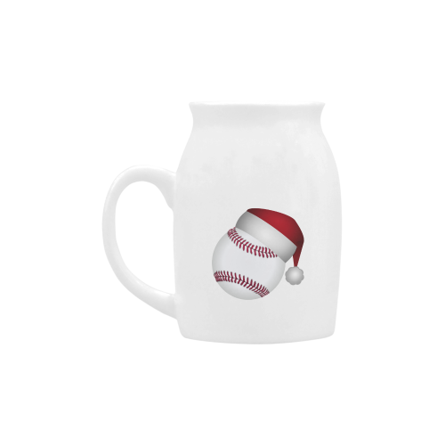 Santa Hat Baseball Christmas Milk Cup (Small) 300ml
