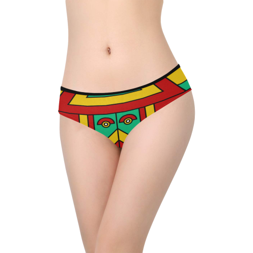 Aztec Spiritual Tribal Women's Hipster Panties (Model L33)