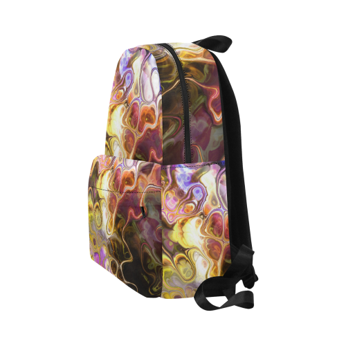 Colorful Marble Design Unisex Classic Backpack (Model 1673)