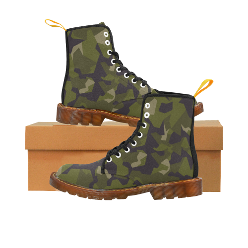 Swedish M90 woodland camouflage Martin Boots For Men Model 1203H