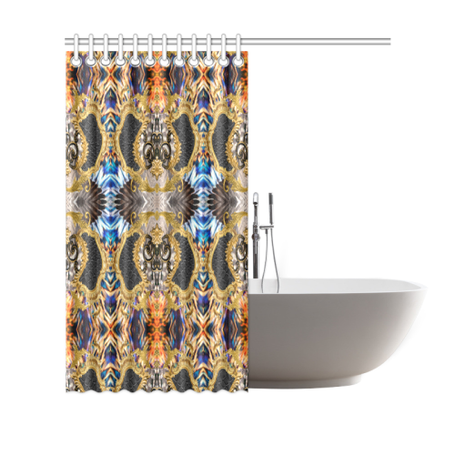 Luxury Abstract Design Shower Curtain 69"x70"