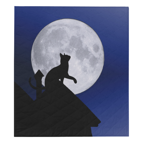 Moon Cat Quilt 70"x80"