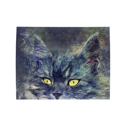 cat Rectangle Jigsaw Puzzle (Set of 110 Pieces)