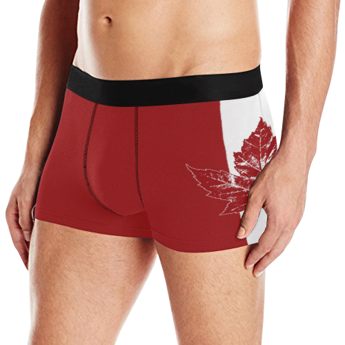 Cool Canada Underwear Canada Flag Boxer Shorts Men's All Over Print Boxer Briefs (Model L10)