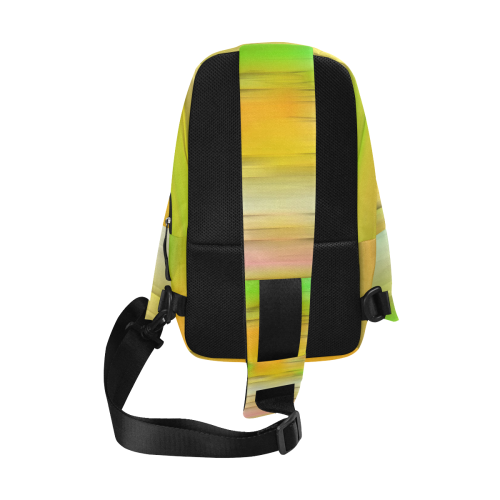 noisy gradient 2 by JamColors Chest Bag (Model 1678)